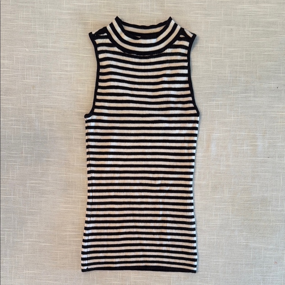 Striped Sleeveless Top